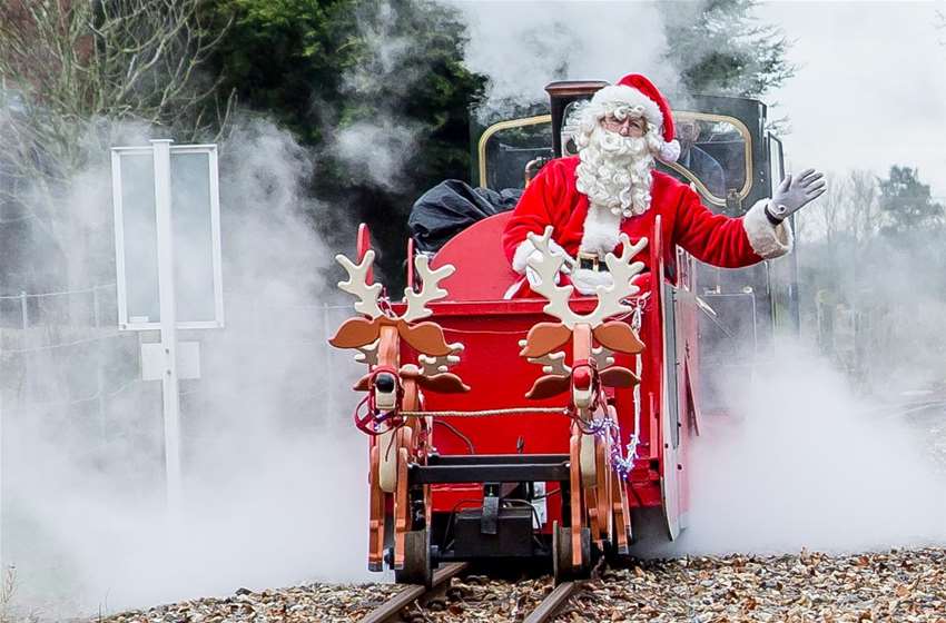 Steam Trains to Santa Bure Valley Railway Norfolk